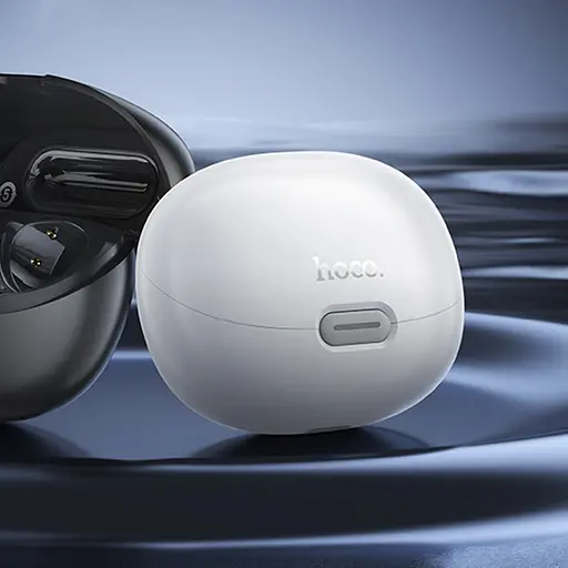 Навушники бездротові Hoco TWS EW203 вакуумні білий - фото 4