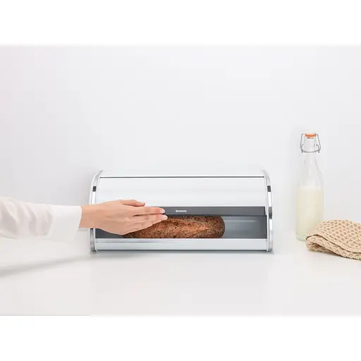 Хлебница Brabantia Roll Top Bread Bin 17.3x44.5x26.2 см белая (236747) - фото 7