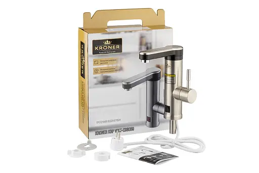 Проточный водонагреватель Kroner KRP Volt-ESG089 с дисплеем CV022966 - фото 5