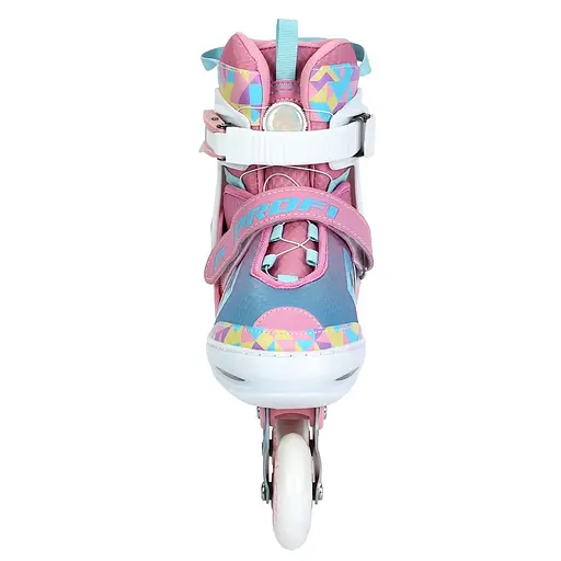 Дитячі розсувні ролики A4156-L-P, розмір 39-42 - фото 3