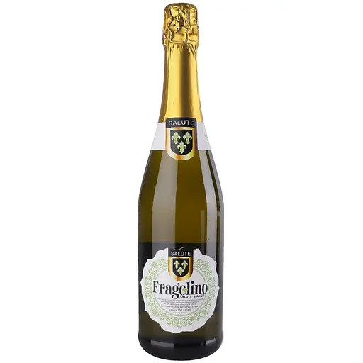 Напій винний Salute Fragolino Bianco слабоалкогольний газований напівсолодкий білий 6-6.9% 0.75 л