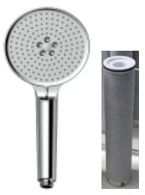 Фильтрующая лейка для душа Drop SPA3F-MULTI120F на 3 режима с угольным фильтром - фото 2