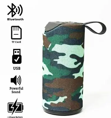 Портативна Bluetooth колонка TG-113 бездротова переносна колонка з вологозахистом бумбокс Зелена Хакі - фото 2