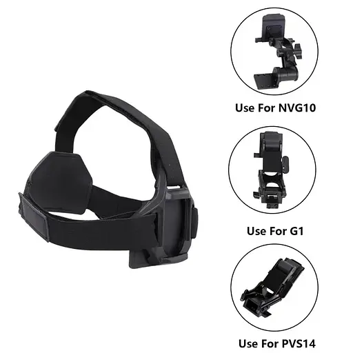 NVG крепеж на голову Nectronix NHS-1 для установки подъемного механизма или другого адаптера - фото 4