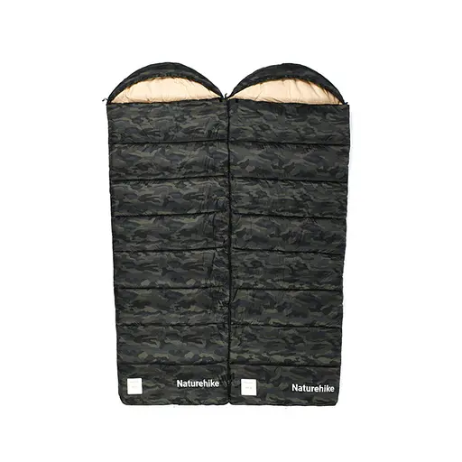 Спальний мішок з капюшоном Naturehike M320 CNK2350WS023 правий (Зелений камуфляж) - фото 2