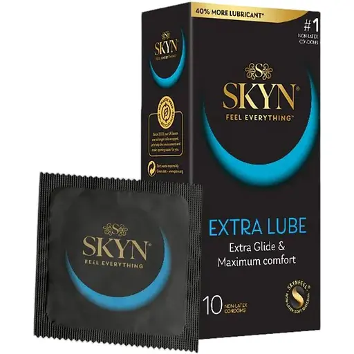 Презервативи безлатексні Skyn Extra Lubricated (10 шт.)