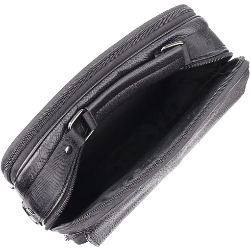 Чоловіча сумка з ручкою для перенесення в руці з натуральної шкіри Vintage 27х33х9,5 см sum0027493 - фото 17