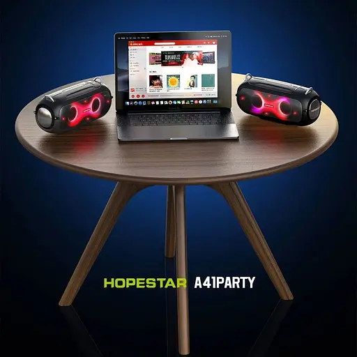 Портативна акустика Hopestar A41 Party Black [136606] - фото 4