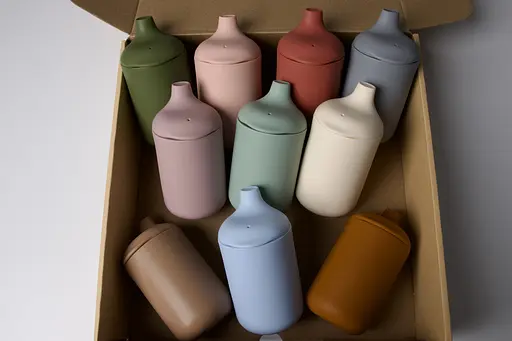 Поильник-непроливайка oldbro 175 мл с трубочкой Mix collors - фото 2