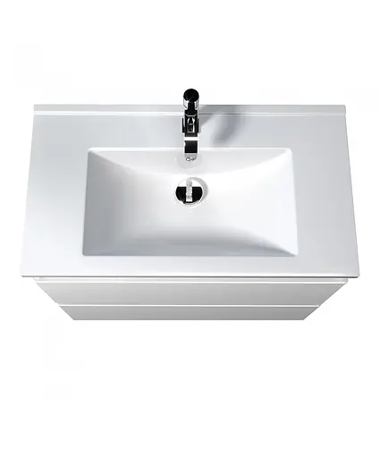 Тумба Мойдодир Сорренто 80-A Білий у ванну з умивальником SU-80 Білий - фото 2