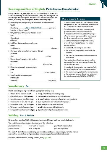 Ready for B2 First Student's Book with key and Digital Student's Book 4th Ed - фото 14