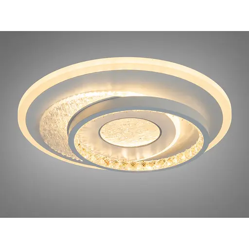 Світлодіодний стельовий світильник Romin сірий 34 Вт CCT - фото 1