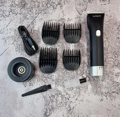 Машинка для стрижки VGR V-185 (Зарядна док-станція, LCD-дисплей, 200 хв роботи) - фото 3