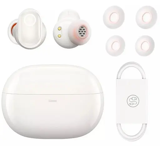 Навушники Baseus TWS Bowie WM05 TWS white (NGTW200002) - фото 2