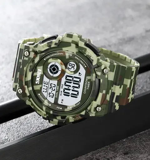 Годинник чоловічий спортивний наручний Skmei 2017 (Камуфляж) - фото 2