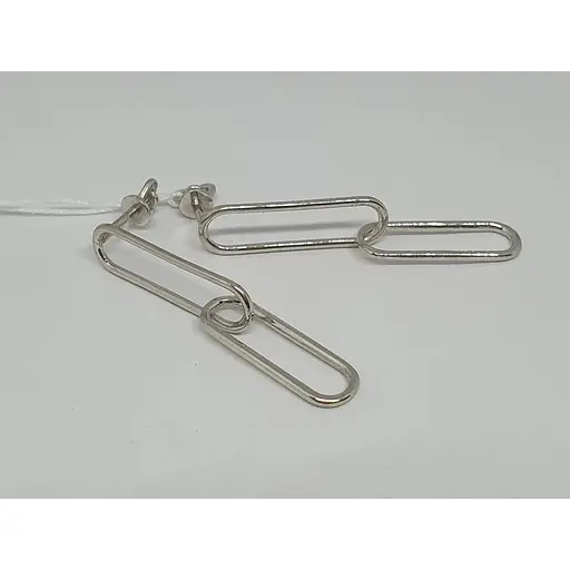 Срібні сережки-пуссети Vegas. 20198Р - фото 4