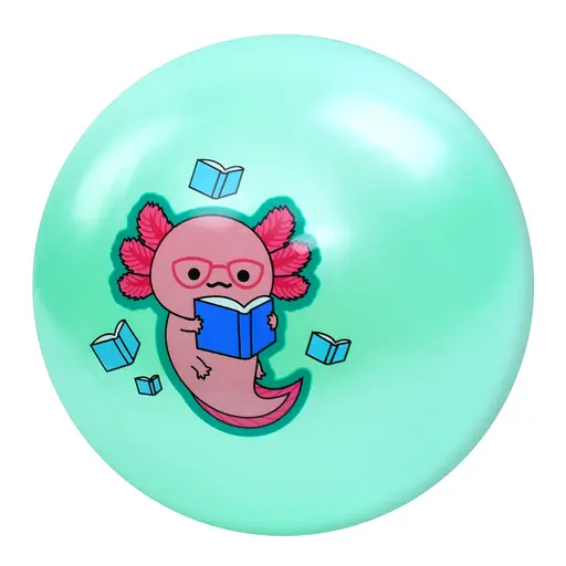 Мяч детский "Аксолотль" Bambi MS 3736(Turquoise) 9 дюймов, 60 грамм - фото 1