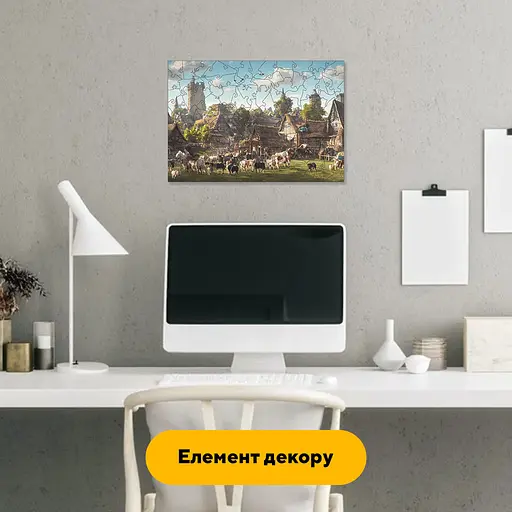 Пазл деревянный Берега Замка, А5, Деревянная коробка 35 элементов - фото 6