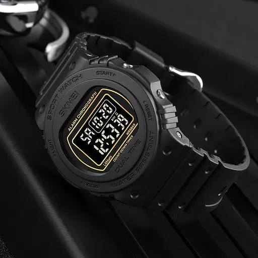 Годинник наручний чоловічий 1776BKBK Black-Black Skmei acs0030598 - фото 4