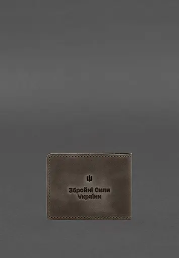 Кожаный переплет для удостоверения участника боевых действий (УБД) 2.2 темно-коричневый Crazy Horse - фото 5