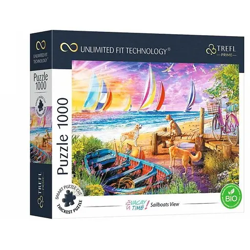 Пазл Trefl Бесконечная коллекция: Вид на парусники 1000 эл. (10697)