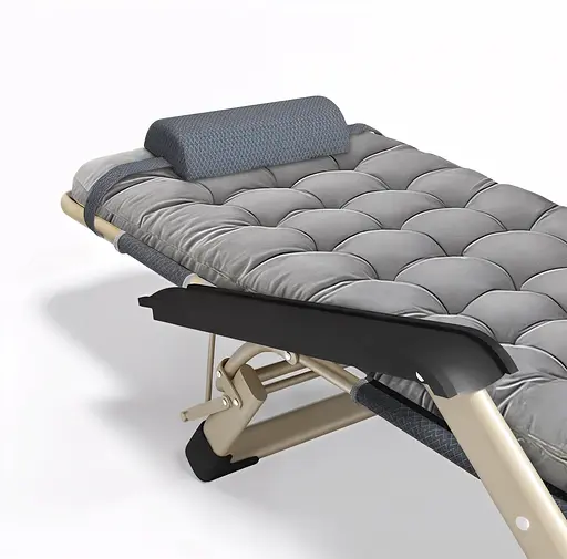 Розкладне крісло ліжко з подушкою Leobro Сіре (FCB-S03-PP) - фото 6