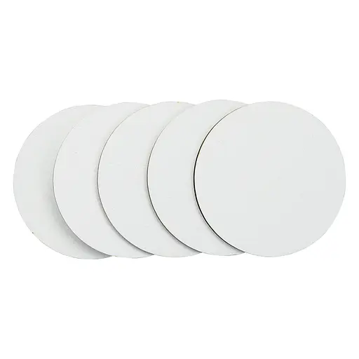 Набор полотен на картоне Rosa Studio Ø10 см 5 шт хлопок акриловый грунт - фото 4