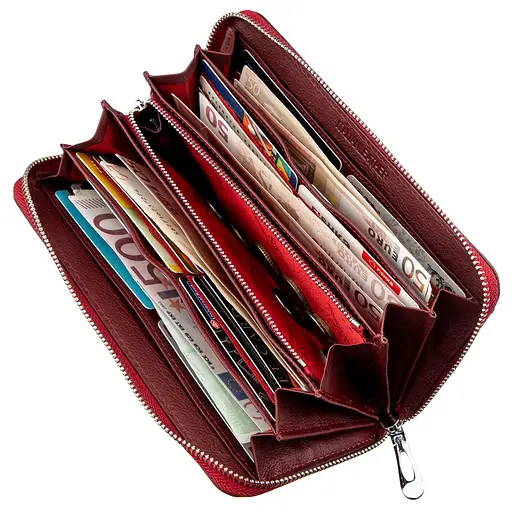 Жіночий шкіряний гаманець-клатч ST Leather 10х20 см acs0014731 - фото 4