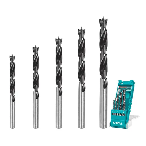 Набір свердел Total TACSD7056 по дереву 4-10 мм 5 шт.