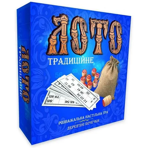 Лото Традиционное Strateg 30315 с деревянными бочонками - фото 1