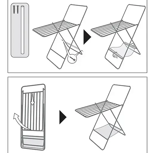 Сушарка для білизни підлогова Casa Si City White 8 м (CS92282W04) - фото 5