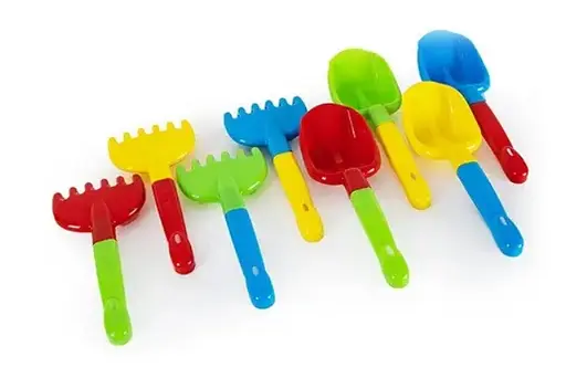 Песочный набор Лопатка + грабли №4 Бамсик - фото 2