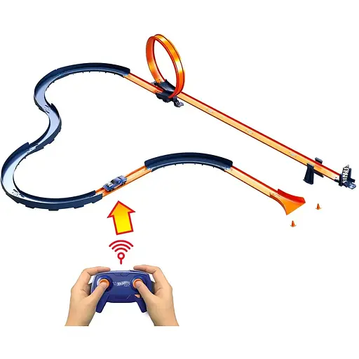 Трековий набір з машинкою на радіокеруванні Hot Wheels Speed Challenge 1:64 (HXX45) - фото 8