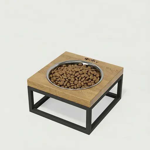 Hollky Base Solo S — миска на підставці для котів і маленьких собак (1 × 0,45 л)