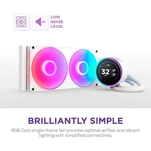 СВО NZXT Kraken Elite 280 RGB White (RL-KR28E-W2) - фото 12