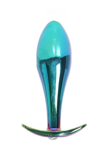 Анальна пробка Jewellery Multicolour Plug Clear L 10.5 см (мульті)