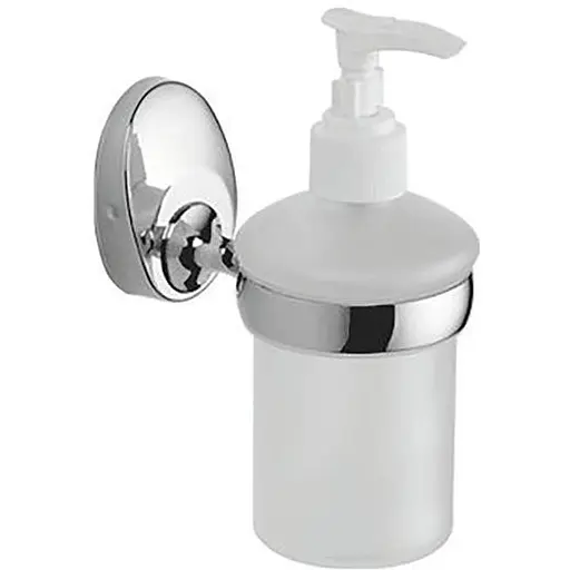 Дозатор для жидкого мыла настенный стекло Zerix (LR3327)  - фото 1