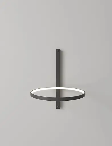 Настінне бра Babich Studio Ring B Black (RAL 9005) - фото 4