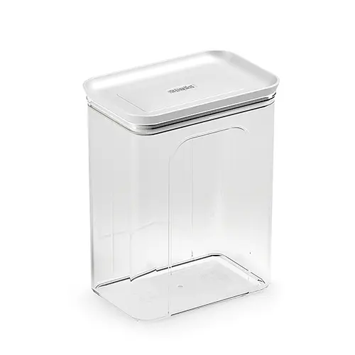 Прямокутна ємність для зберігання продуктів Daily 2,2л біла (57502)