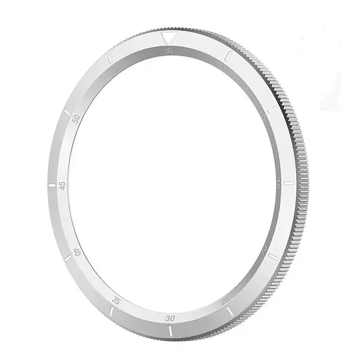 Безель металевий Sikai для смартгодинника Xiaomi Watch S3/S4 Silver-1 + захисне скло - фото 4