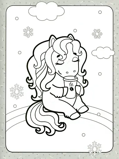 Розмальовка для найменших. Світ поні, лам та єдинорогів - фото 3