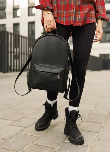 Женский рюкзак Sambag Brix Classic черный 35 х 25 х 12 см (14511001) - фото 3