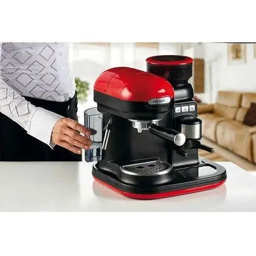 Рожковая кофеварка эспрессо Ariete 1318 Espresso Moderna Red (1318/00) - фото 7