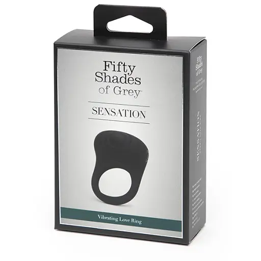 Виброкольцо Fifty Shades of Grey Sensation Vibrating Love Ring 6.5 см черный - фото 3