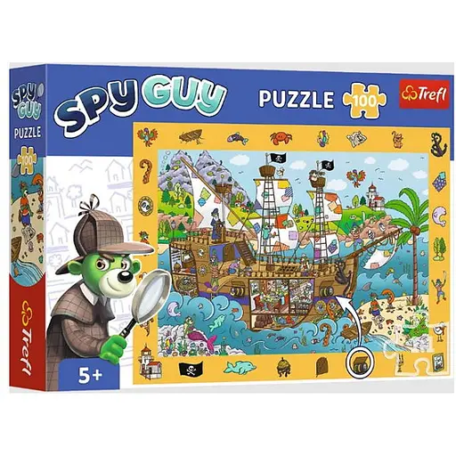 Пазл Trefl навчальний Observation Піратський корабель Шпигун 100 ел. (15594) - фото 1
