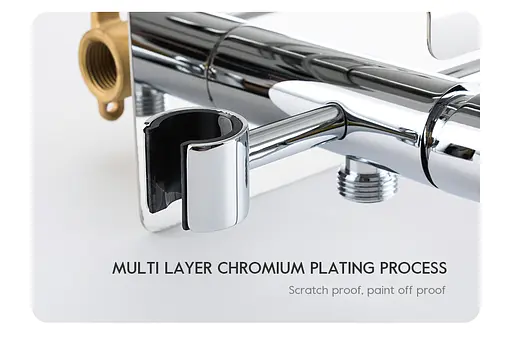 Гигиенический душ с полочкой + держатель для бумаги 35 Frap 1/10, Хром F7516 - фото 7