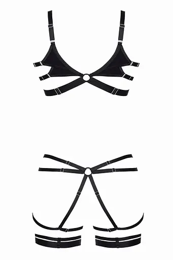 Еротичний комплект Demoniq LadyX Dorita XXL чорний - фото 8