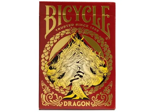 Карты игральные United States Play Card Company Bicycle Red Dragon (Bicycle Premium) (ВР_КГБРД) - фото 2