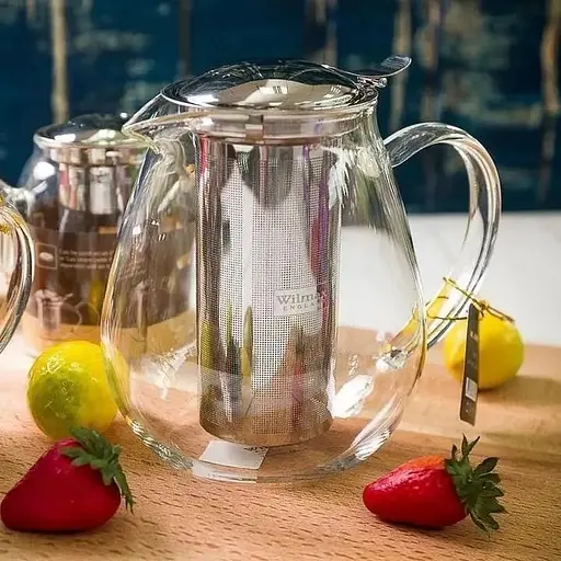 Чайник для заварювання Wilmax Thermo скляний з ситом 1.3 л (WL-888803/А) - фото 3