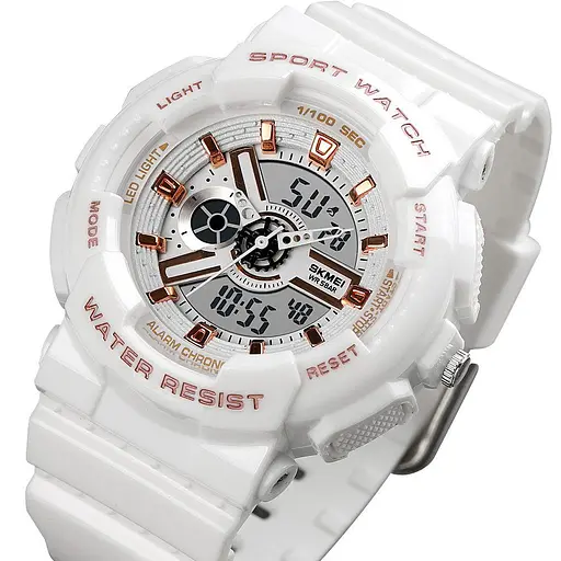 Наручний годинник Skmei 1689 White, 1689WT (17163) - фото 2